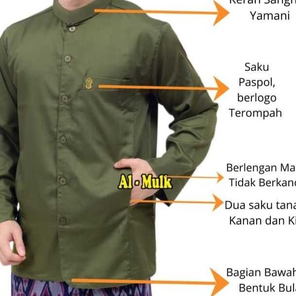 Baju Koko Pria Exclusiv Koko Semi Jass Al Mulk Collection