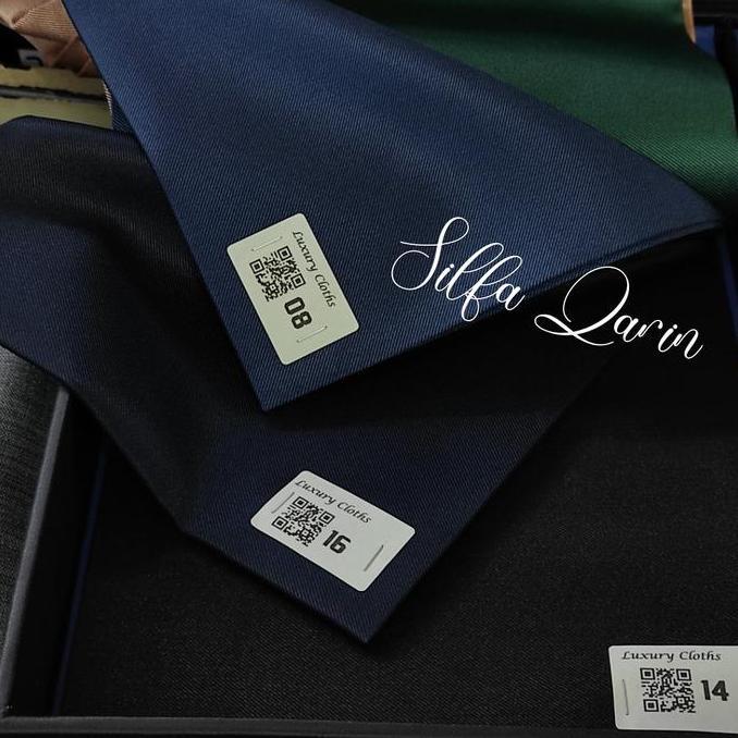 Kain Bahan Celana Prawedding Shining Semi Wool Christian Dean Italy