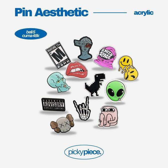 Pin Bros Aesthetic Akrilik