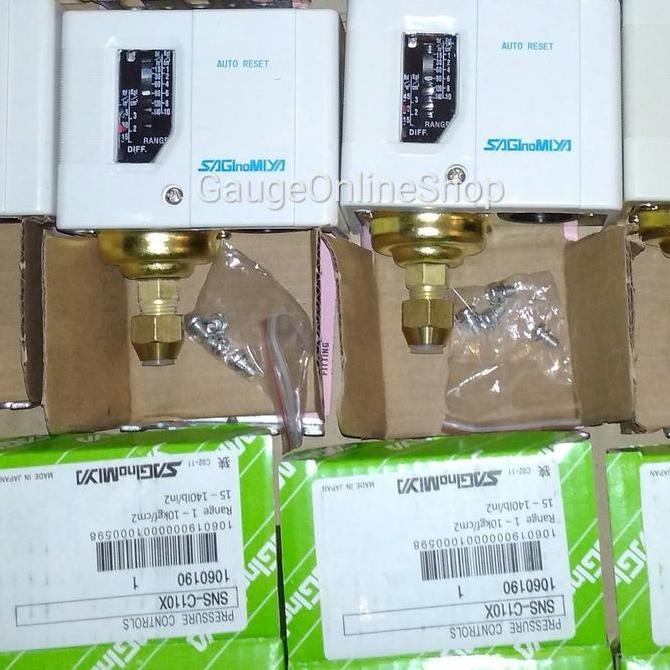 Original.. Pressure Control Sns-C110X 1 + 10 Kgf/Cm2 Saginomiya