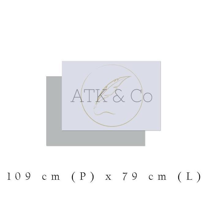 Karton Duplex Lembaran Abu Putih 400gr - Kertas Duplek Dupleks 400 gsm