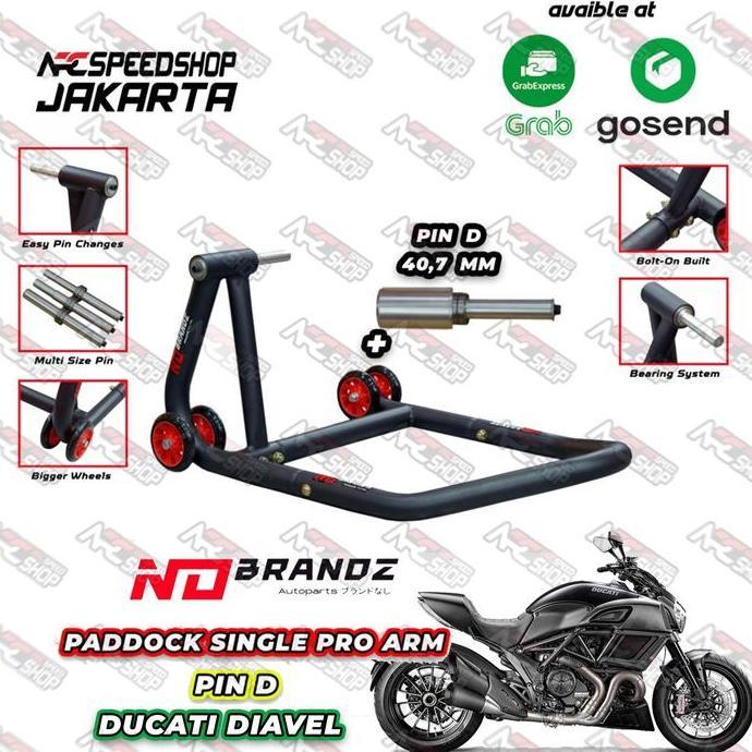 Standart Paddock Belakang Single Pro ARM NO BRANDZ DUCATI DIAVEL
