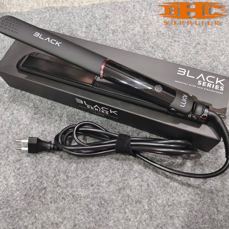 Catokan Rambut Lumi Black Series Original Pelurus Rambut Pencatok Rambut Straightener