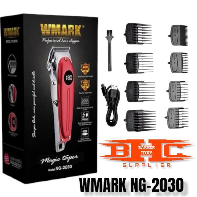 HAIR CLIPPER WMARK NG-2030 All Metal Professional Hair Clipper LED Digital Display Electric BHC