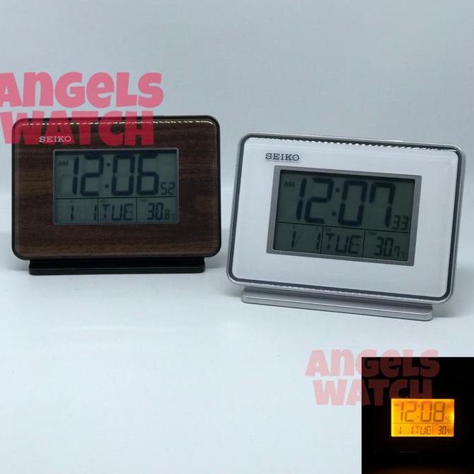 Promo Jam Digital Meja Seiko Qhl068 / Jam Meja/ Jam Digital
