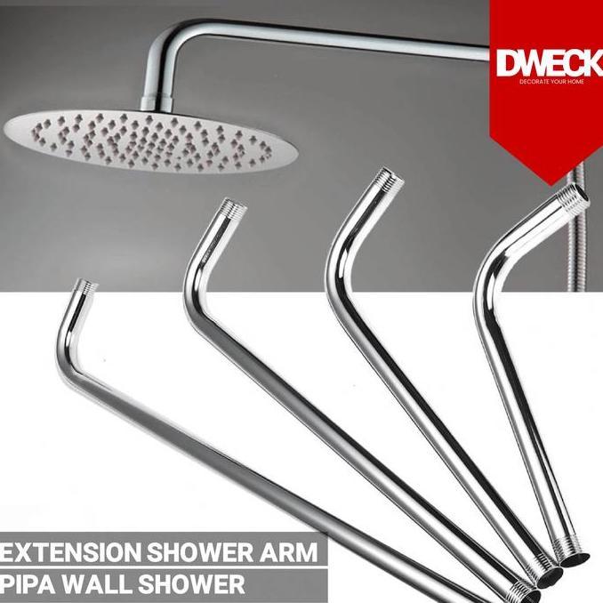 Gonew- Fluszo- Pipa Ll Shower / Pipa Shower Mandi Dinding 40 Cm