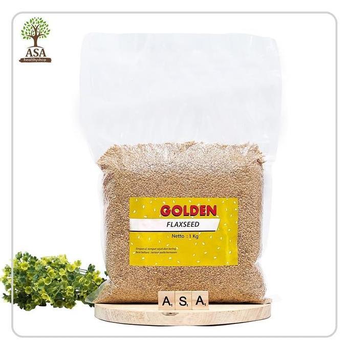 [] Golden Flaxseed 1kg/Biji Rami 1kg