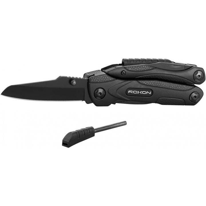 Roxon Spark Cm1349 - 14 In 1 Multitool Plier Knife Camping Hiking Outdoor Survival Defense - Pisau L