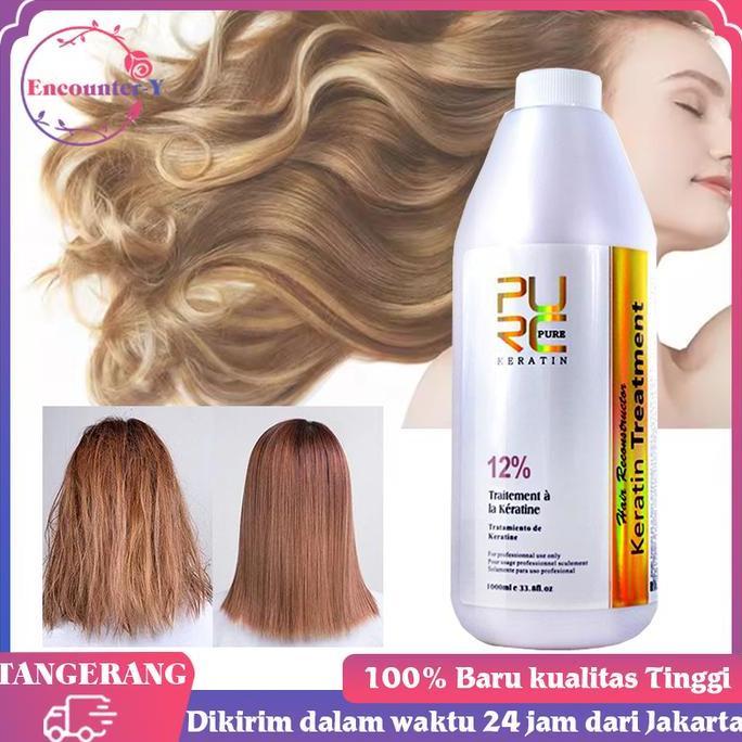 YORKSHIREY Keratin Treatment Smoothing 12% 1000ml Treatment Keratin Rambut PURC Treatment Brazilian 