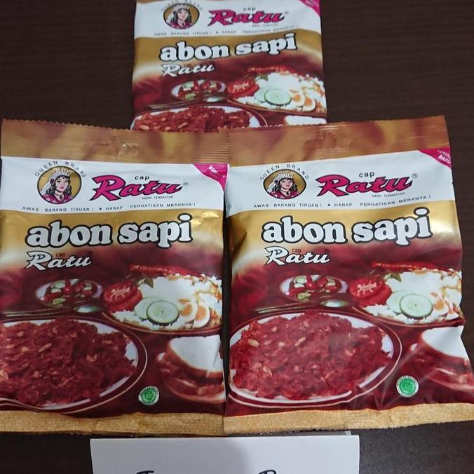 [] Abon sapi cap ratu Original Asli abon ratu