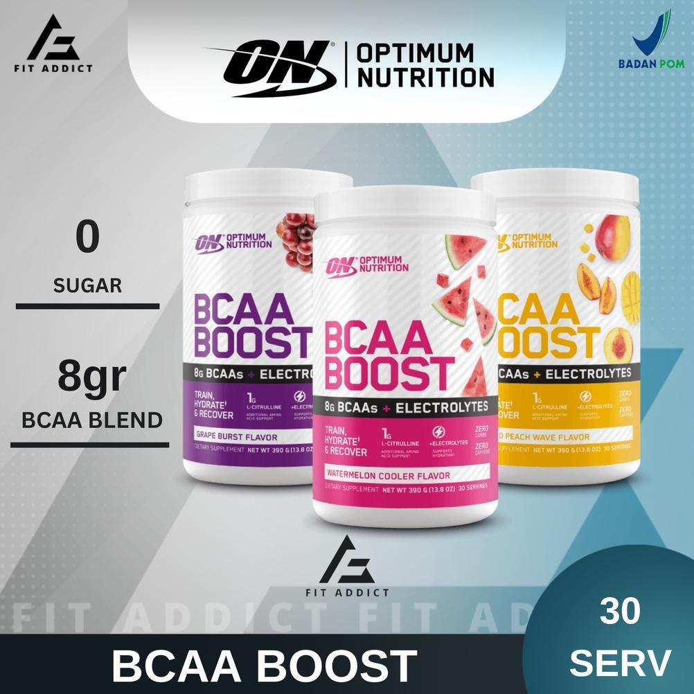 On Bcaa Boost 30X 30 Servings Bcaa Powder Optimum Nutrition