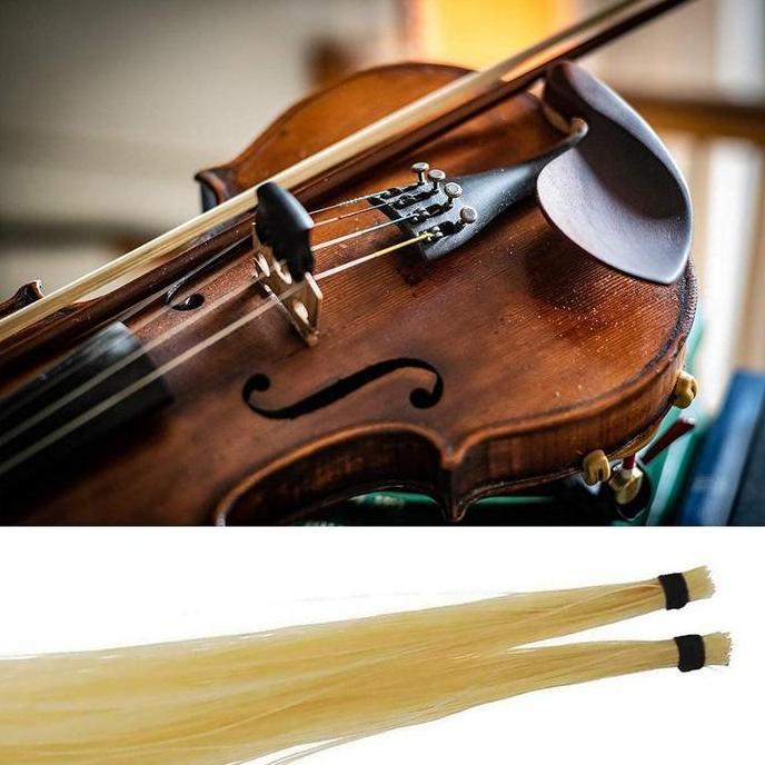MONTMERY Hair Bow Violin / Bow Hair / Hair bow  / rambut untuk Violin Rambut Kuda Asli
