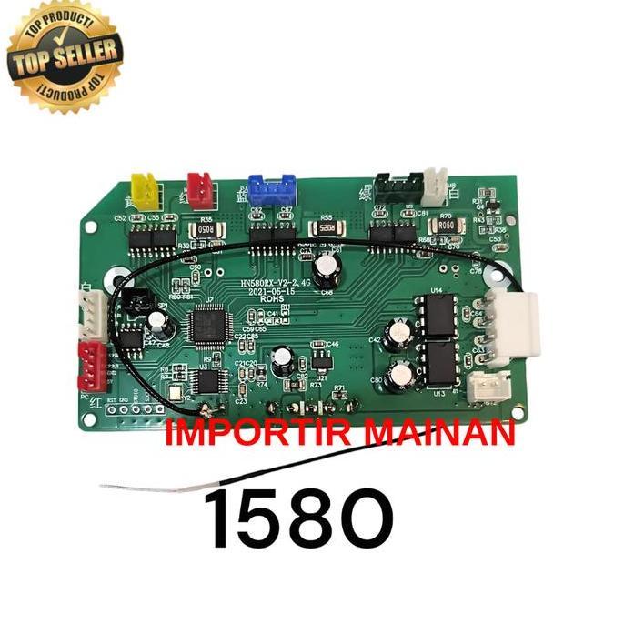 board Huina 1580 HN580RX V2 2.4G papan elektronik rc excavator huina 1580
