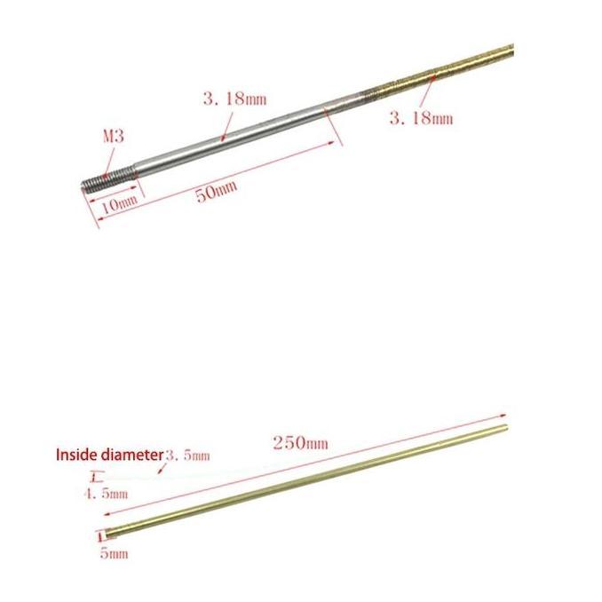350MM RC Model Boat Shaft Kit/4MM Flexible Axle RC Boat