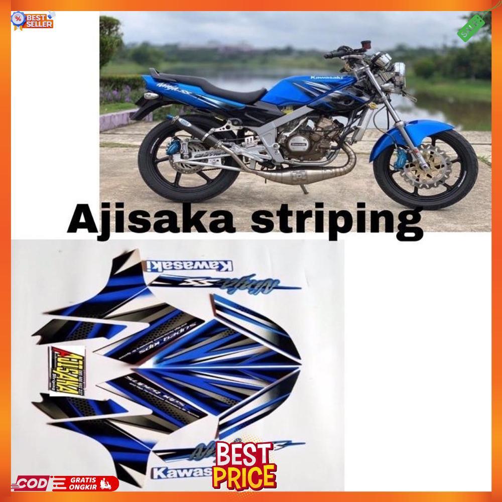 Striping Ninja Ss 2013 Biru Stiker Ninja Ss 2013 Biru Striping Stiker Lis Les Kawasaki Ninja Ss 2013