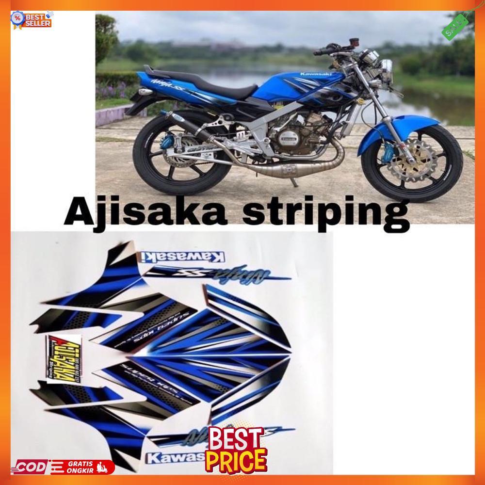 Striping Ninja Ss 2013 Biru Stiker Ninja Ss 2013 Biru Striping Stiker Lis Les Kawasaki Ninja Ss 2013