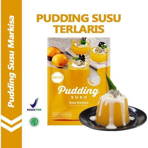 [PUDDING] Puding Susu Rasa Markisa / Passionfruit Dessert Instant Omura Powder