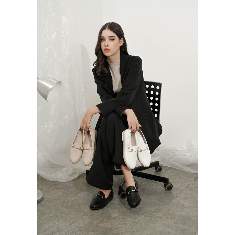 FAVORIT VIMEMO ZENNA - SEPATU LOAFERS VINTAGE MINIMALIST SLIP ON SHOES | SEPATU KERJA WANITA