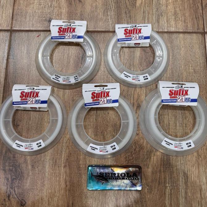 HARGA DISC - LEADER SUFIX SUPER 21FC CLEAR FLUOROCARBON 50M - 100M
