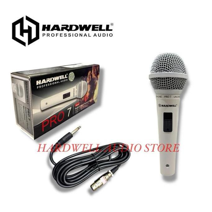 Mikrofon Kabel Hardwell Pro 7 Original Dengan Kabel Panjang 5 Meter