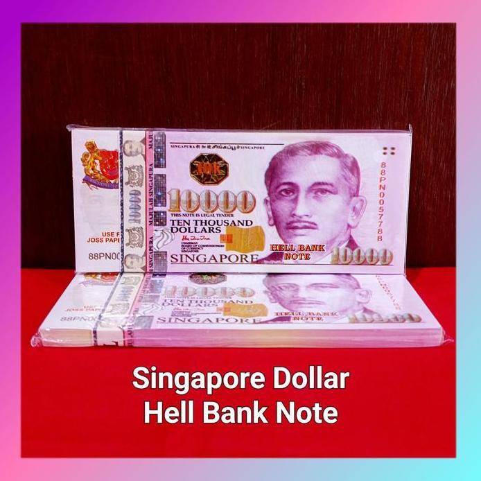 Kertas Sembahyang Ce Pi Model Singapore Dollar