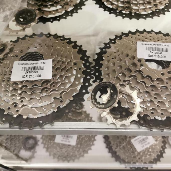 sprocket sunshine Taiwan 9speed rode bike mtb 11 23t ke 11 50t
