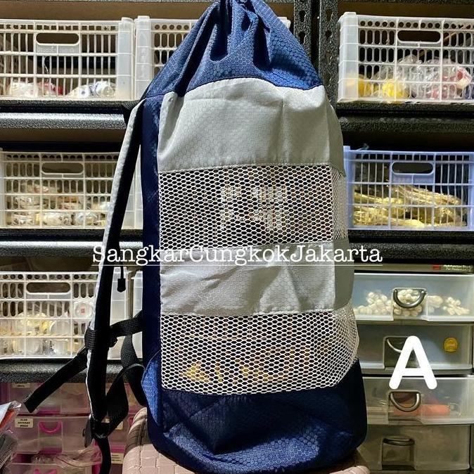 Tas Sangkar Cungkok D22 Longchim Pleci Auriventer Mata Puteh ISI 1