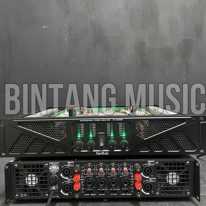 power amplifier firstclass fc a8280s original FCA 8280 SUBWOOFER 4 CHANNEL