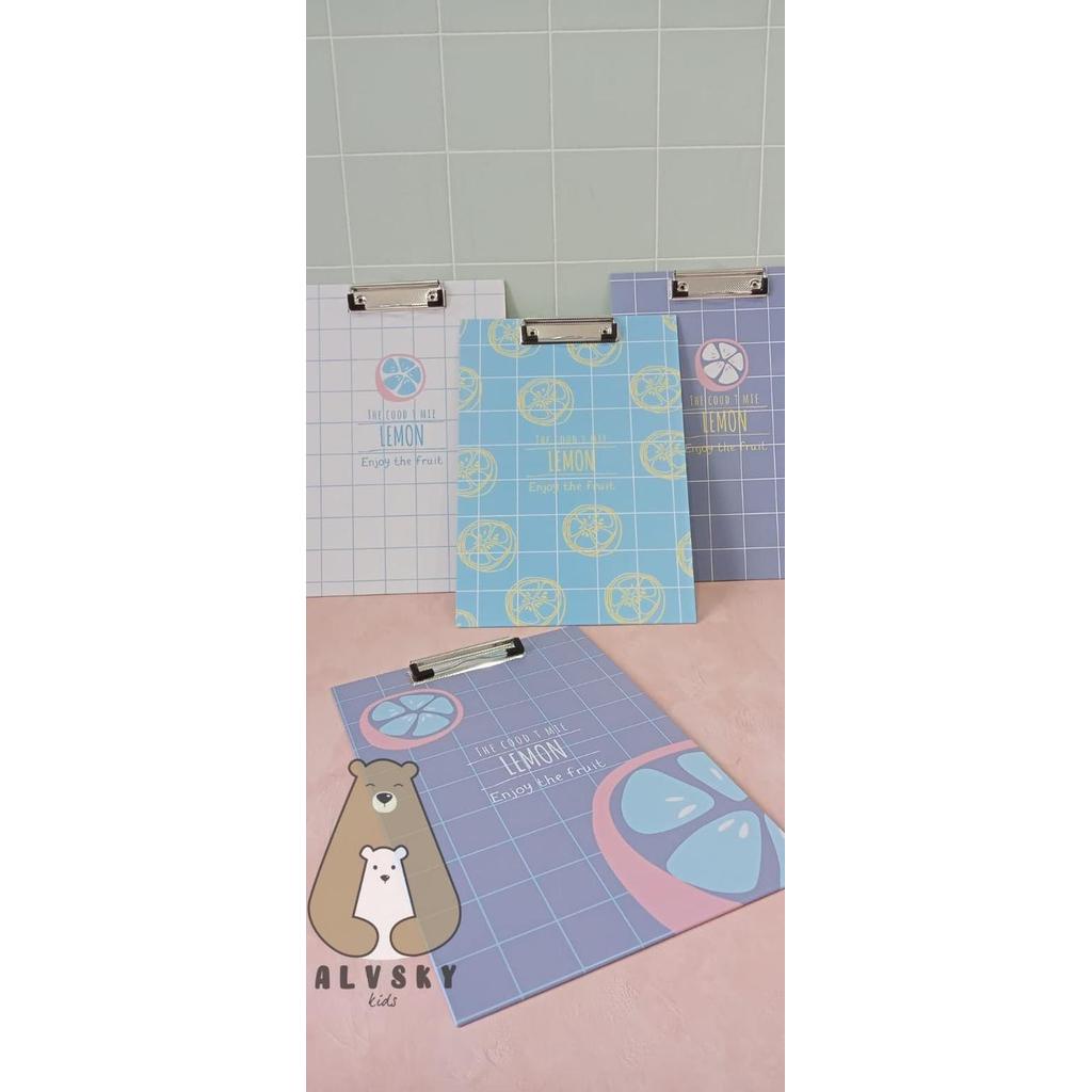 Papan Jalan A4 / Papan Ujian / Clipboard Pvc A4 With Cover Clipboard Allshop