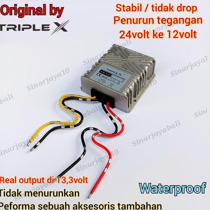 Step down 24v to 12v truk stepdown bis 24 ke 12 penurun tegangan dc
