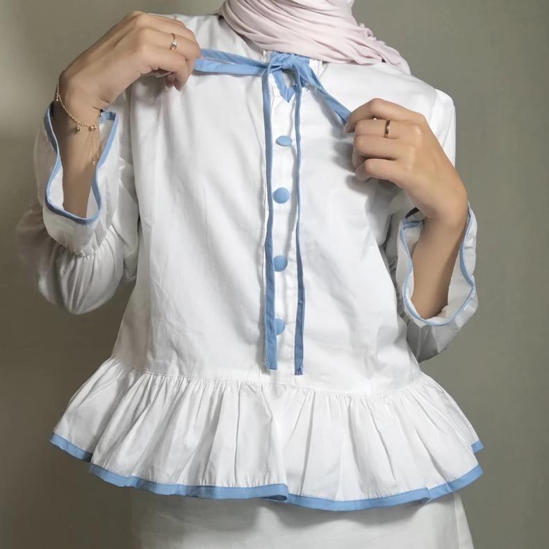 BIG SALE RX FASHION - SERENA BLOUSE / ATASAN BLOUSE WANITA TALI PITA -PN