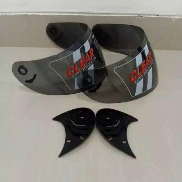 Kaca helm/ visor helm full face BMC MDS GM TRX standar Honda (gratis rachet helm)
