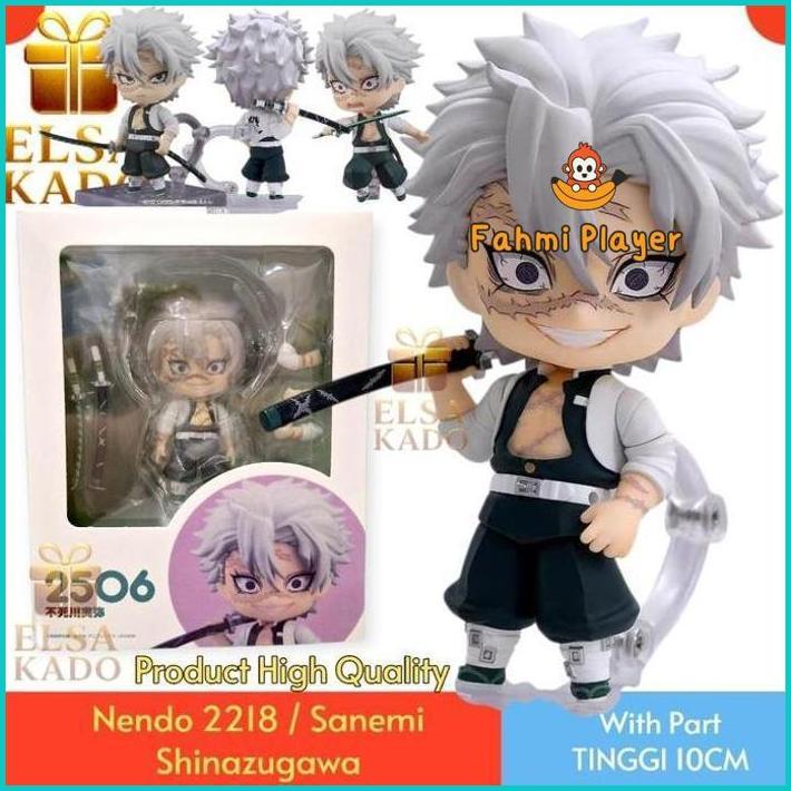 Nendoroid Sanemi Shinazugawa 2506 Demon Slayer Kimetsu No Yaiba Action Figure Anime Chibi