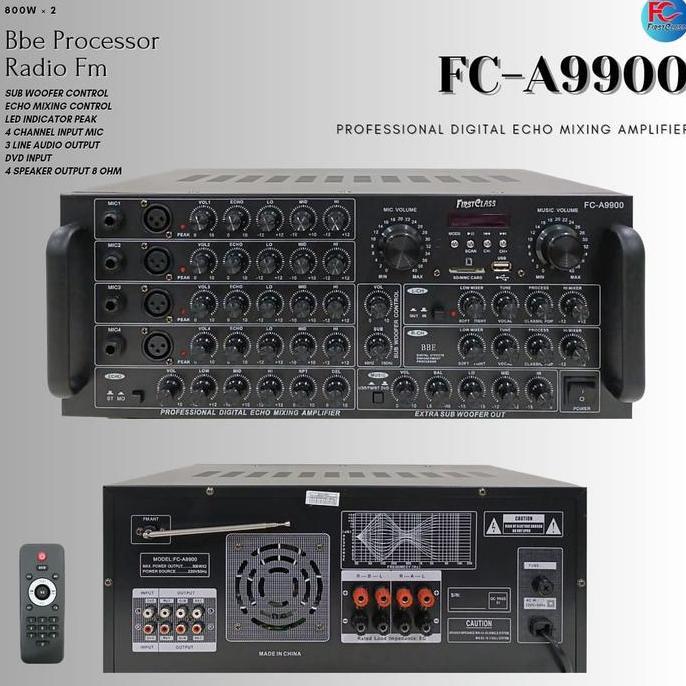 AMPLI DIGITAL ECHO MIXING AMPLIFIER FIRSTCLASS FC - A9900 FCA 9900