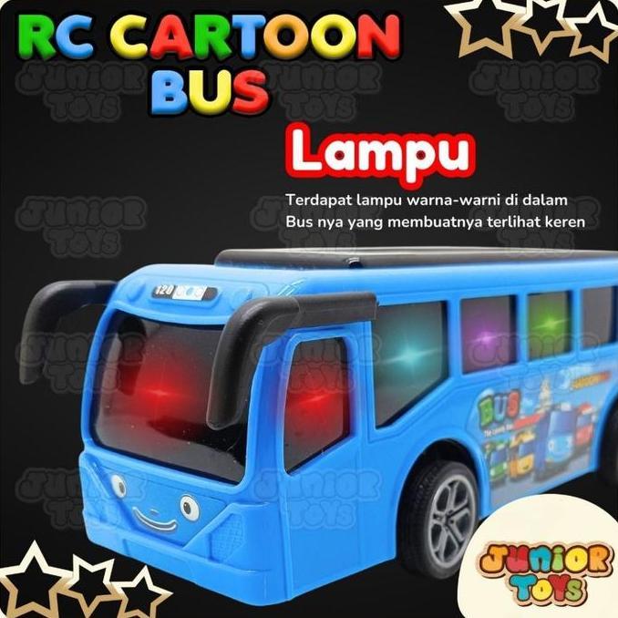 Mainan Remote Control Bis Cartoon Bus Taiyo Tayo Rechargeable Allshop
