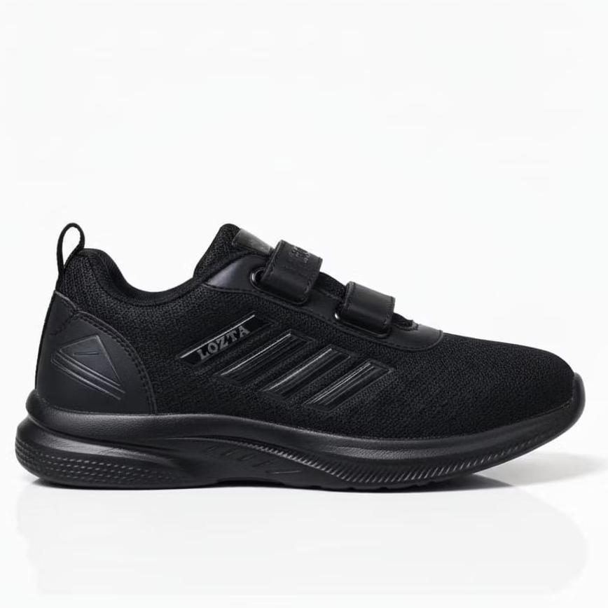 Awet Lozta Sneakers Anak Import Sepatu Sekolah Perekat Hitam