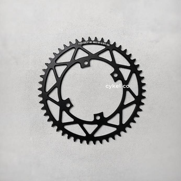 pass quest chainring 46T bcd 110 AL7875 shimano GRX crank arm