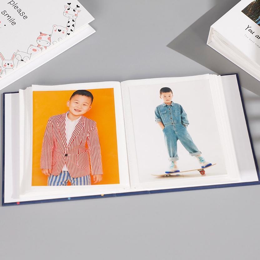 Buku Album 4R 100-200 Slot Photo Album Keluarga Album Murah Motif Kartun - Album Foto Keluarga 4R