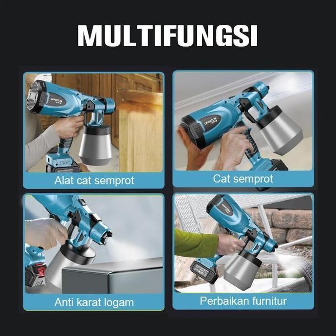 IRONHOOF Cat Semprot Listrik Electric Spray Gun 850W Mesin Spray Gun
