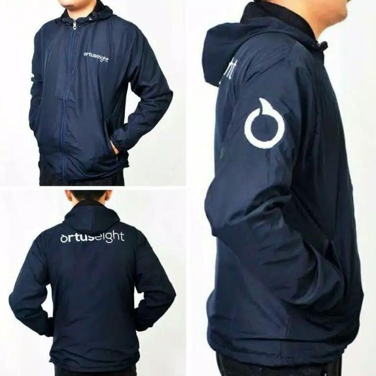 new jaket parasut ortuseight  /jaket ortus olahraga running sport casual premium pria wanita origina