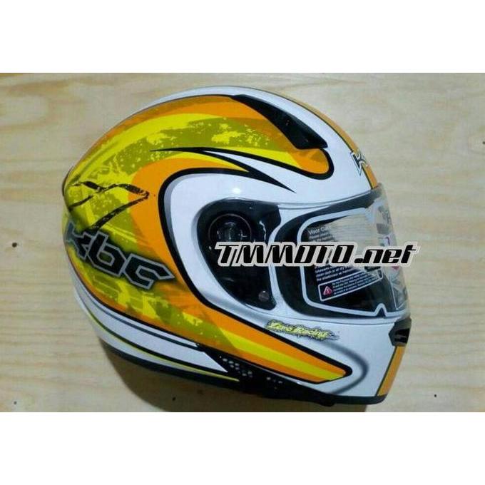 KBC Helmet VK - ZERO Yellow White terlaris