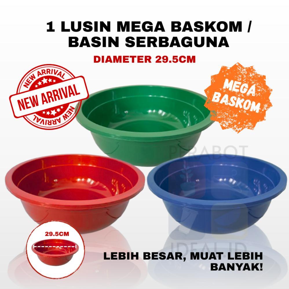 MULYO - BASKOM PLASTIK 14 BESAR WASKOM BATIK BASKOM TEBAL BASIN SERBAGUNA UNTUK HAJATAN