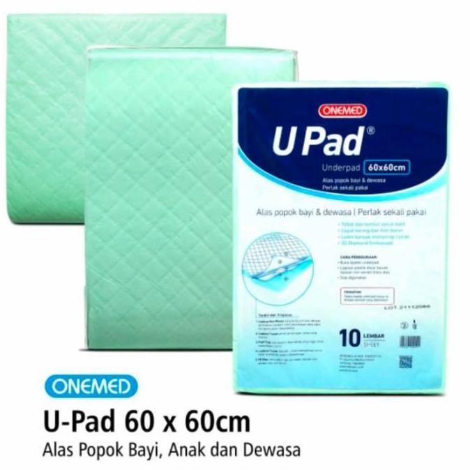 Upad Underpad Onemed Upad 60X60 TRAINING PAD ALAS PIPIS training pad