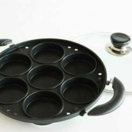 [KITCHEN STUFF] - HAPPY CALL Cetakan Martabak Mini/Apem 7 Lubang Datar