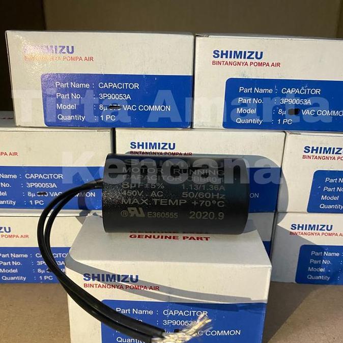pt.sutijaya / Kapasitor pompa air shimizu 8uf / Kapasitor shimizu 8 uf Diskon