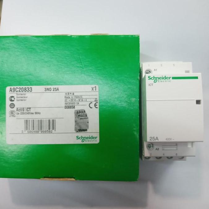 pt.sutijaya / contactor kontaktor ICT 25 AMPER schneider 3NO Diskon