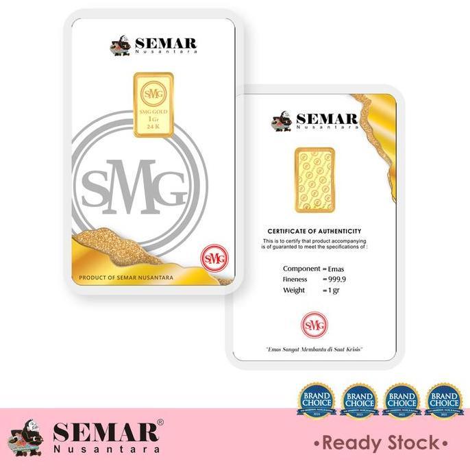 janisetyovikgeh - logam mulia smg gold press 1gram emas batangan semar nusantara