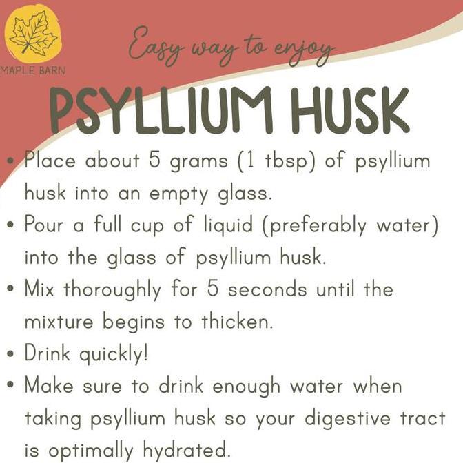 Kriuk- Psyllium Husk Powder Le Barn 1 Kg 500 Gr 200 Sachet 5 G 1000