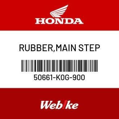 Promo Rubber, Main Step 50661-K0G-900 Super Cub C125 Suku Cadang Honda Cod