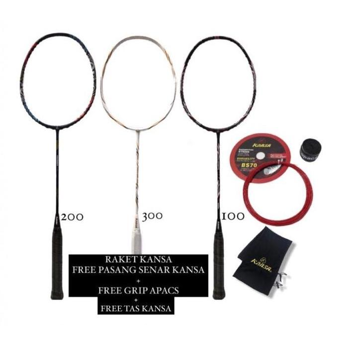 belviercinez Raket badminton Kansa Tornado 100 200 Diskon